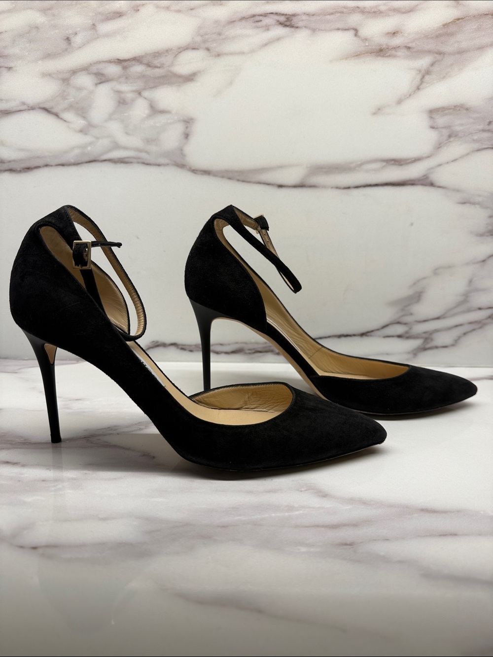 Jimmy Choo Suede Stiletto Pump